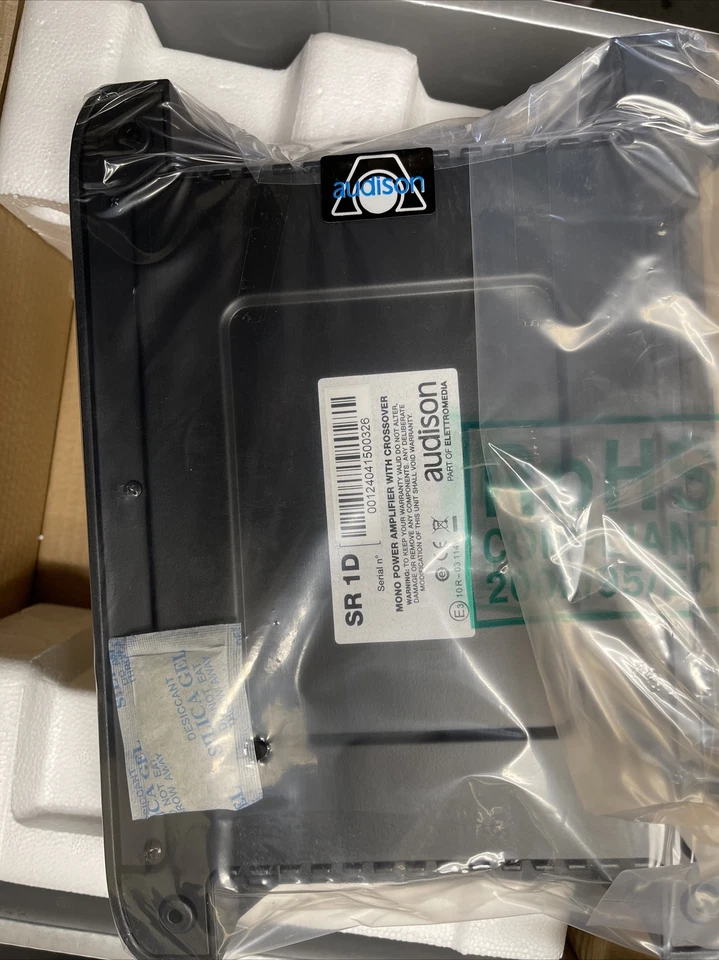 SR 1D - Amplificador de Potencia Audison Monoblock 640W RMS con Crossover (Nuevo) Foto 4 de 4