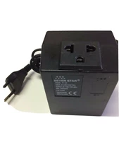 Seven Star 220 Volt Step Down Transformer 100 Watt 2 Round Pin EU 220V to 110V