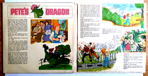 WALT DISNEY - Story Of Pete’s Dragon - Vinyl LP 1966 Disneyland 3818 W Booklet - Picture 7 of 11