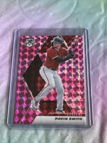 2021 Panini Mosaic Pavin Smith #273 Pink Camo Arizona Diamondbacks RC