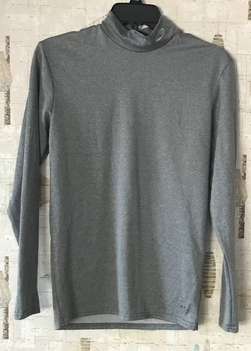 C9 by CHAMPION Gray Base Layer Mock Neck Long Sleeve Shirt