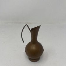 Miniature Dollhouse Copper Pitcher - 3" Tall