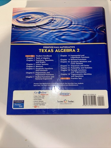 Prentice Hall Mathematics: Algebra 2 TEACHER’S Edition Unused Excellent - Picture 2 of 18