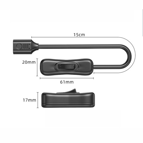 USB 3.0 Extension Cable Lead With Switch Male to Female High Speed Data Lead - Picture 5 of 15