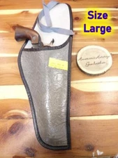 #4440 Large PECOS Simple Soft Gun Case for up to 8" S&W COLT Rev RUGER Blackhawk