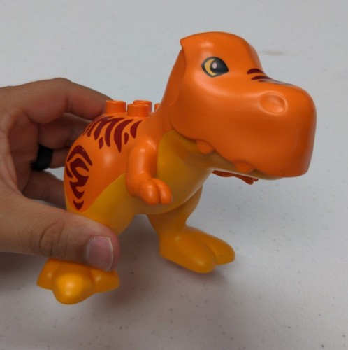 Lego Duplo Jurassic World Orange T-Rex Figure from set 10880 - Picture 3 of 5