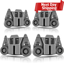  4 Packs W10195417 UPGRADED Dishwasher Wheels Lower Rack for kenmore whirlpool