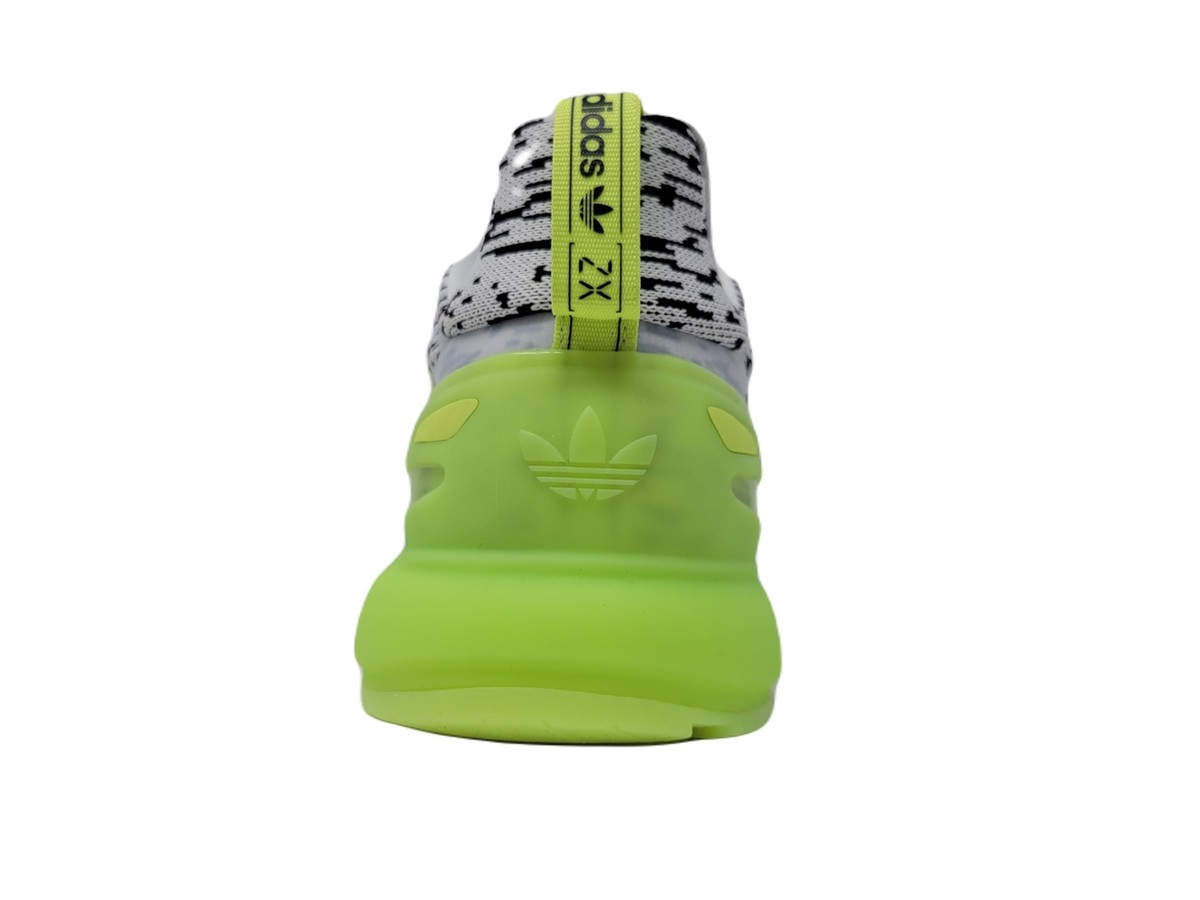 adidas Men's ZX 22 Boost Sneakers, White Pulse Lime, 12