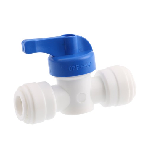 Válvula de bola de tubo OD ajuste rápido sistema de agua RO 3/8" 5 piezas - Imagen 2 de 6