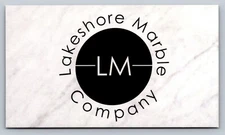 2010s 2020s Business Card Lakeshore Marble Company Stevensville MI Vtg