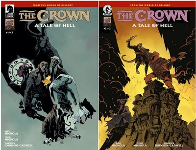 The Crown: A Tale of Hell #1-2 Variant cover Lot (Hellboy 2026)