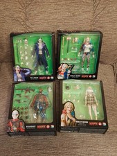 MAFEX SUICIDE SQUAD LOT 032 033 038 042 - HARLEY QUINN   DEADSHOT   THE JOKER