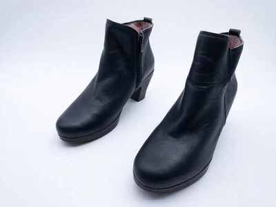 El Naturalista Bottines Femme Cuir Noir Gr.39 Blockabsatz 7 cm Art.40909-98 - Photo 1/4