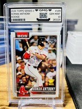 2026 Topps Serie 1 Roman Anthony Novato GMG Calificado 10 Gemas Como Nuevo 💎 RC #189