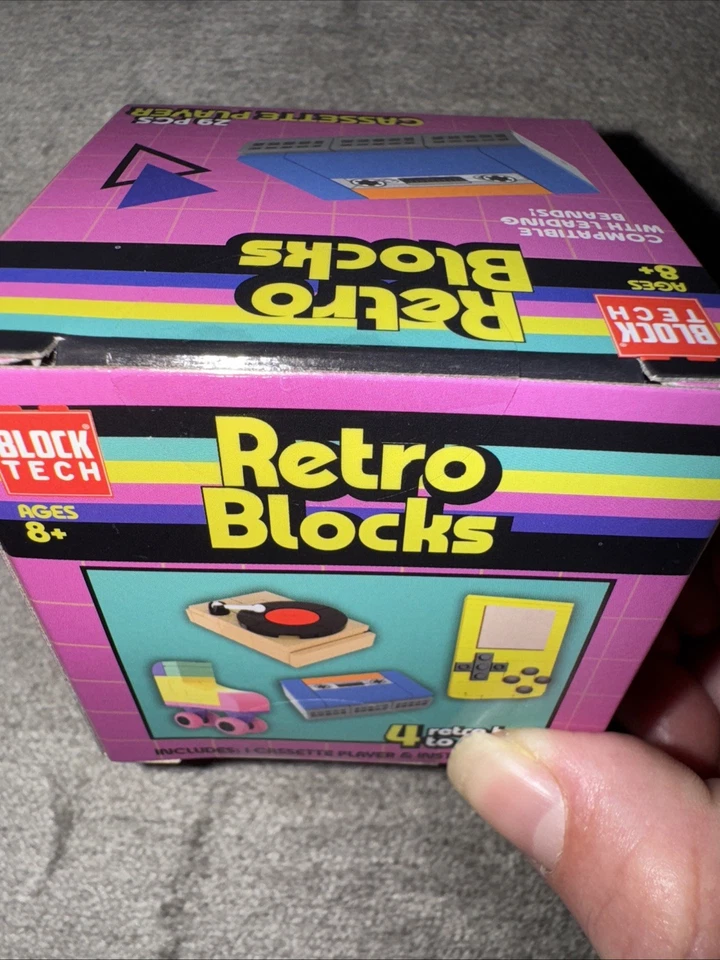 Vintage Inspired RETRO BLOCKS Mini Block TECH (LOT of 3) BRAND NEW SEALED - Image 4 of 4