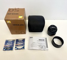 Nikon AF-S FX NIKKOR 50mm f/1.4 G Lens w/ Original Box - Near Mint USA Seller