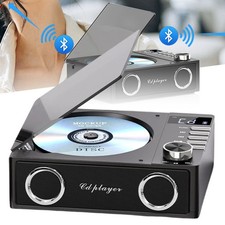 Tragbarer CD-Player Bluetooth 5.3 CD Spieler Wiederaufladbarer HiFi Stereo Retro