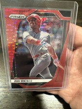 Panini Prizm 2025 -Juan Gonzalez #184 - Red Pulsar Prizm (275/399)