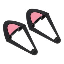 1 Pair of Lovely Headset Decorations Cat Ear Shaped Headphone Adornments