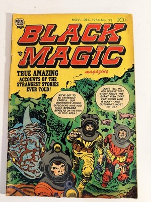 Black Magic #33 Simon & Kirby Art Pre-Code Horror Golden Age Prize Dec 1954