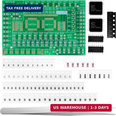 Solder Practice Board Kit - Professional SMD Circuit Welding Training - High Qua