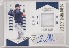 2020 Panini Absolute Jersey Signatures 25/149 Logan Allen #AJS-LA Auto 08jk