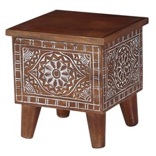 Tavolino Vintage Da Notte Sgabello Porta Fiori Porta Piante Tavolino Da Caffè