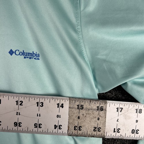 Columbia Women’s Light Blue Terminal Tackle Long Sleeve Shirt Size XS New - Picture 4 of 5