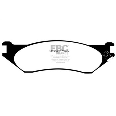 EBC New 2-Wheel Set Brake Pad Sets Front or Rear F150 Truck F250 Ram Ford F-150