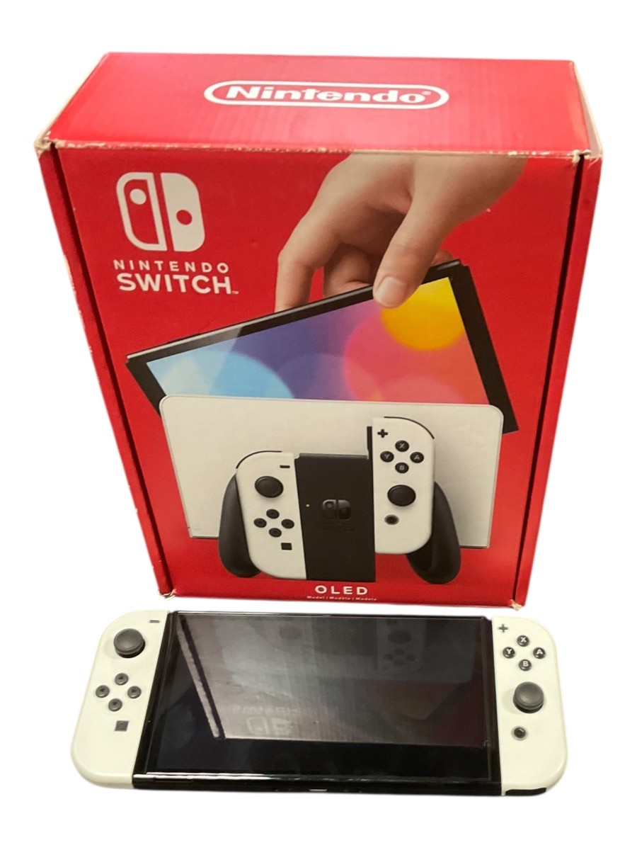 Nintendo Switch OLED Model HEG-001 Handheld Console - 64GB - White