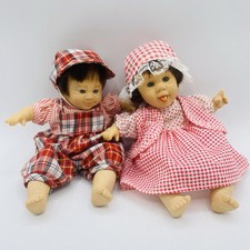 GI-GO Expressions 8" Pellet Bead Bag Collectable Dolls w/ Vinyl Arms Legs  Head