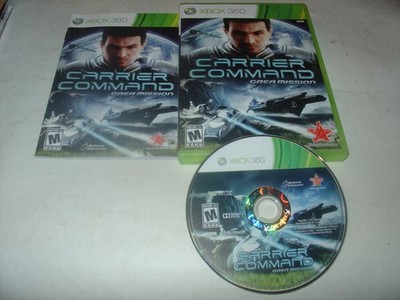 Carrier Command Gaea Mission (Microsoft Xbox 360, 2012) Minty Disc Perfect