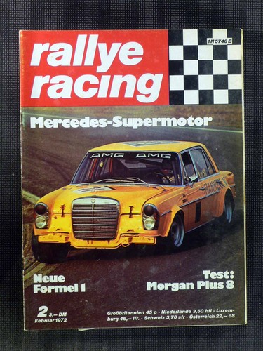 rallye racing - Februar/1972 - Mercedes-Supermotor - Morgan Plus 8