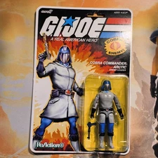 G.I. Joe Cobra Commander Arctic Enemy Leader Super7 Reaction Action Figure