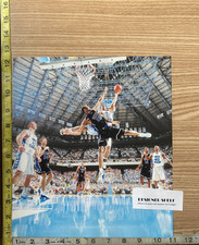 Julius Peppers Casey Sanders N Carolina vs Duke 2001 Game Scene Book Photograph