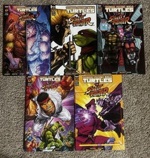 TMNT vs Street Fighter #1-5 Complete. First Printing IDW Comics