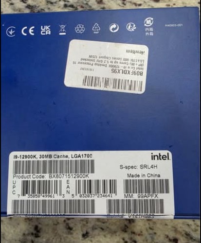 Procesor Intel Core i9-12900K odblokowany (3,2 GHz, 16 rdzeni, FCLGA1700) - BX8071512900K - Zdjęcie 3 z 3