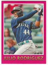 2024 Topps Heritage JULIO RODRIGUEZ Insert 1975 BASEBALL SENSATIONS Card MARINER