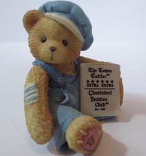 Cherished Teddies Cub E. Bear, CT001 - 1995 Charter Membear Figurine