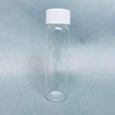 Kimble Chase Clear Glass Vial 40 ml 28 x 95 mm Screw Thread Lot of 122 Vials