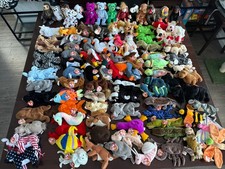 TY Beanie Babies Lot of 5 Random MWMT  tag protectors