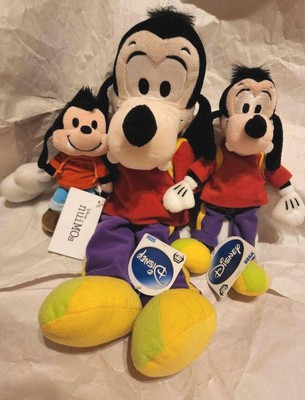 Disney Max Goofy Pluto nuiMOs Plush Doll Set 3 items Stuffed Animal Japan