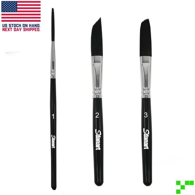 Pinstriping Brush 3 pcs Long Liner Striping Set #1,2,3 Professional Art Kit