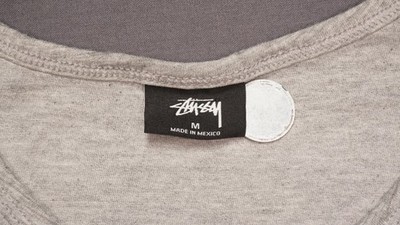 Stussy Shirt Mens Medium Gray World Tour Tank Top Reggae Rasta