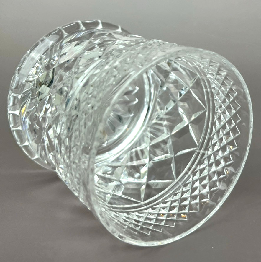Stuart Crystal Lidded Preserve Pot, Jam Pot Honey Jar Spoon Slot 11.5cm 546g VGC image 5