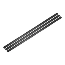3 Pcs Black Plastic Welding Rods 9.5mm x 1000mm HDPE Strip(0.4inch x 40inch)