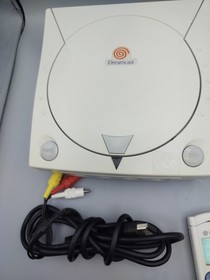 Sega Dreamcast Console HKT-3020 Bundle w Cables 2 Controllers VMU Manual Tested 