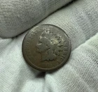 1873 Closed 3 Indian Head Cent Good G Coin J296