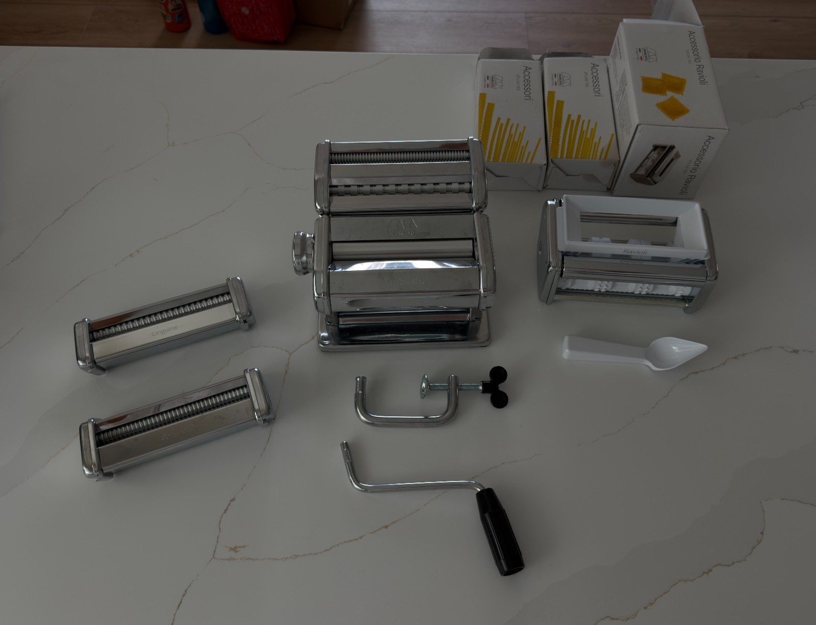 Marcato Atlas 150 Pasta Machine Set &mdash; Ravioli+2 Attachment