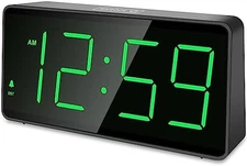 Peakeep Digital Alarm Clock Battery Operated Large Digits